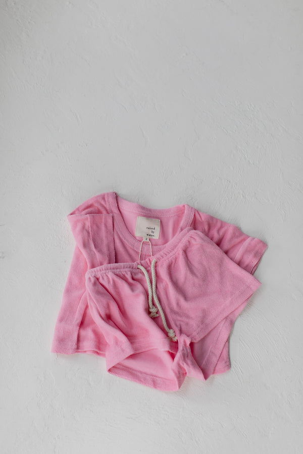 Terry Lounge Set | Pink