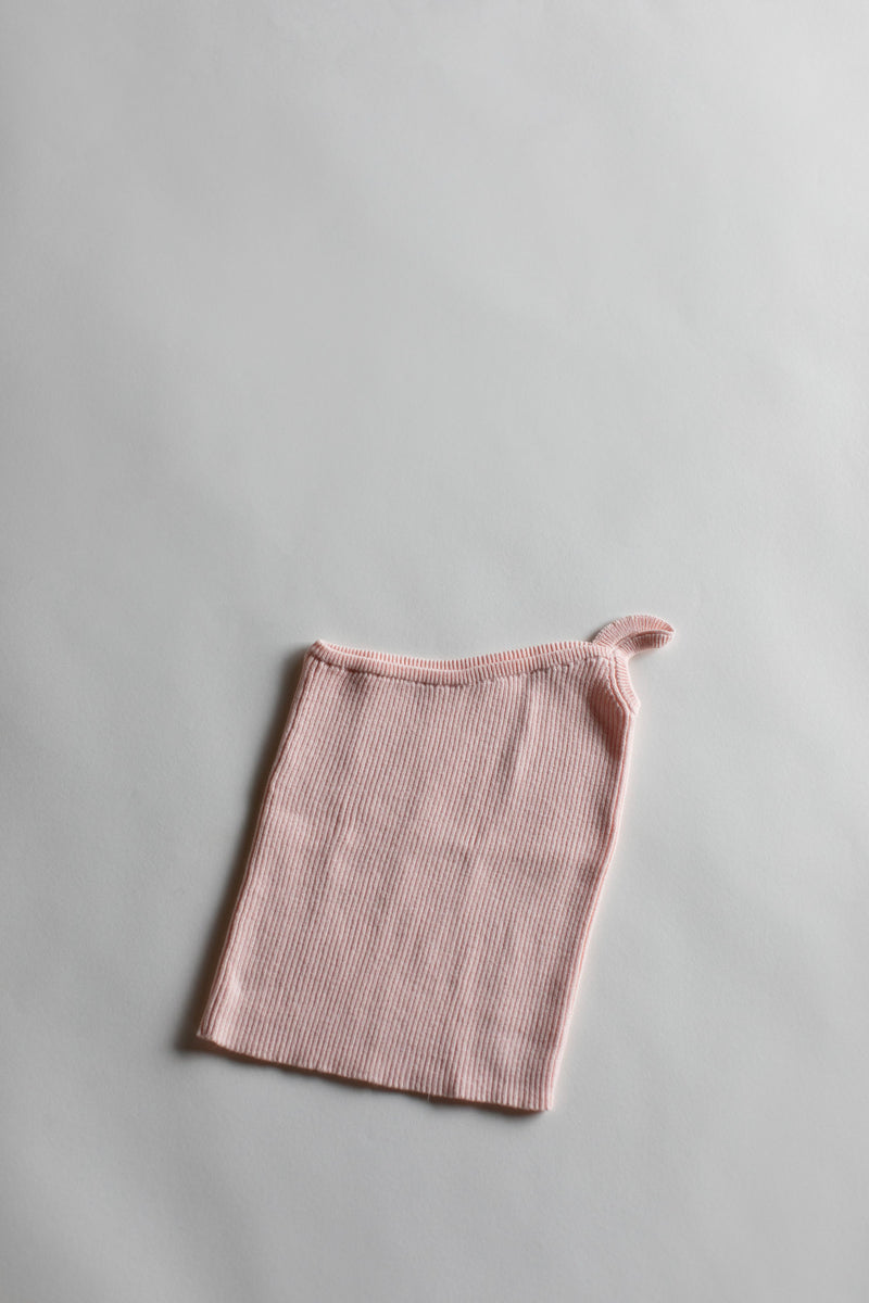 One Strap Knit Tank | Pink